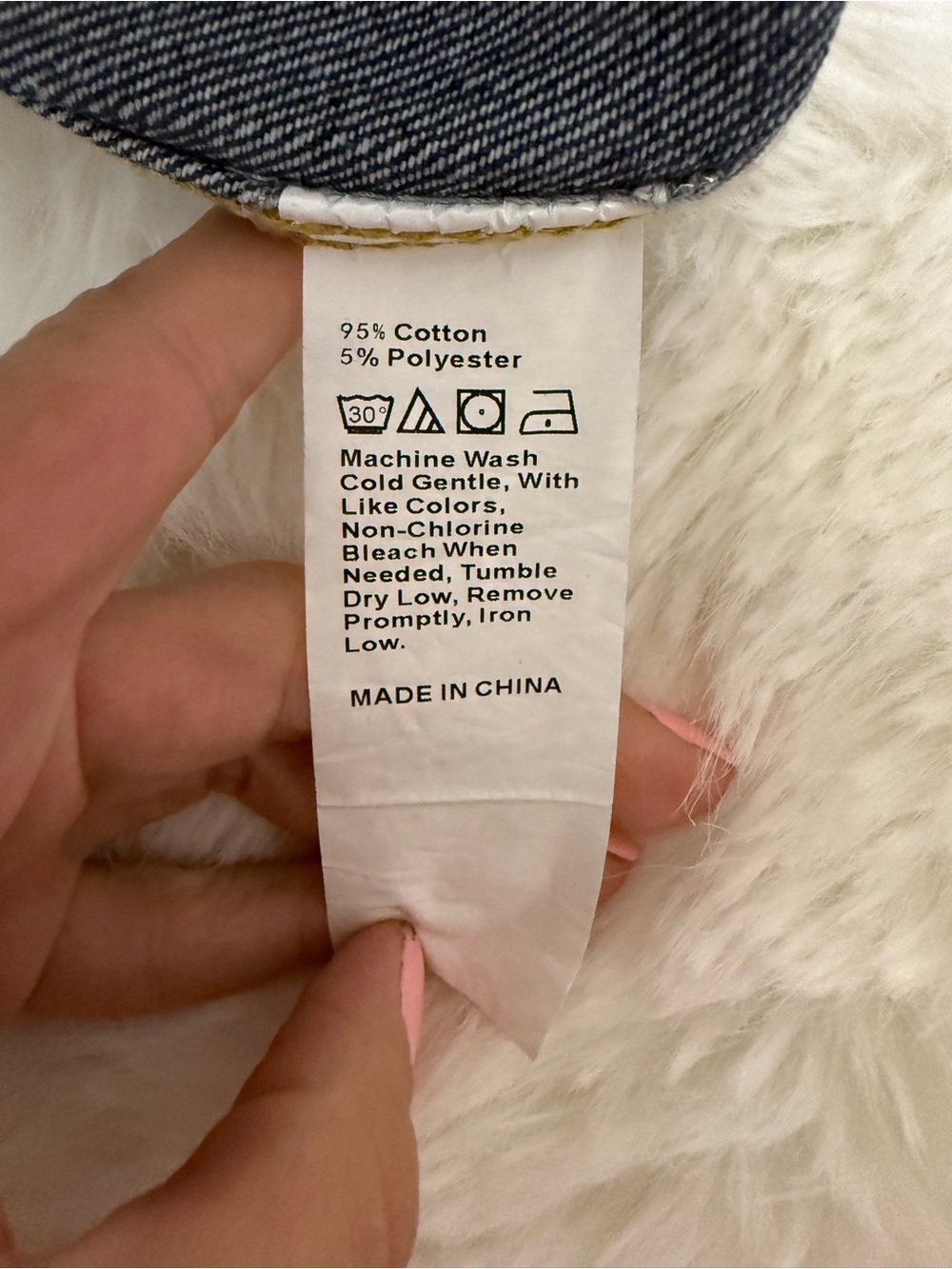 Classic Jean Denim Button Up Vest Nwt Everyday Essential — image 8 of 8